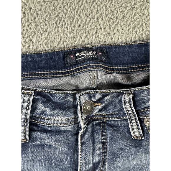 Silver Jeans Women 30 Elyse Ankle Skinny Low Rise - Picture 6 of 10